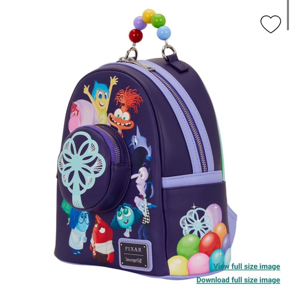 Loungefly Inside Out 2 Light-Up Mini Backpack - Picture 6 of 10